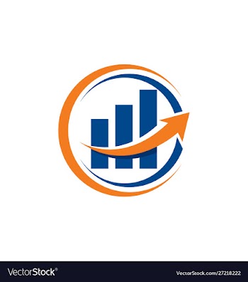 Financial accounting logo financial advisers logo vector image