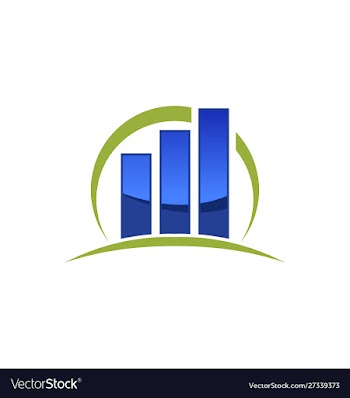Financial accounting logo financial advisers logo vector image