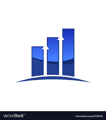 Financial accounting logo financial advisers logo vector image