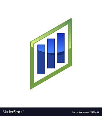 Financial accounting logo financial advisers logo vector image