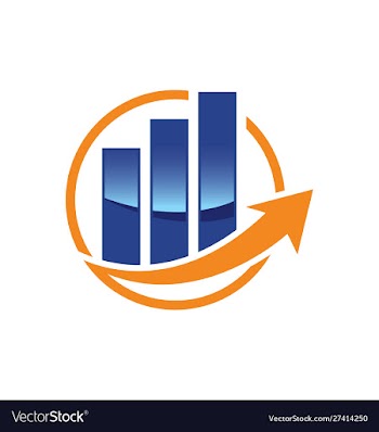 Financial accounting logo financial advisers logo vector image