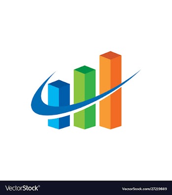 Financial accounting logo financial advisors logo vector image