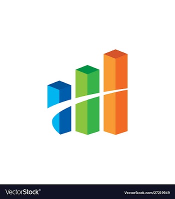 Financial accounting logo financial advisors logo vector image