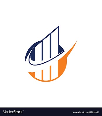 Financial accounting logo financial advisors logo vector image