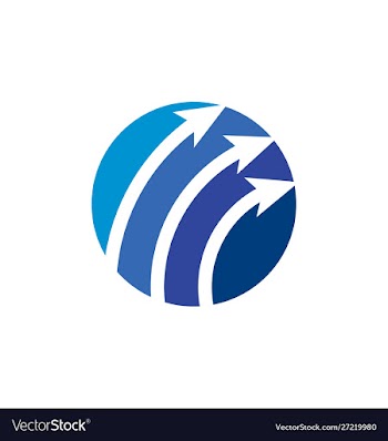 Financial accounting logo financial advisors logo vector image