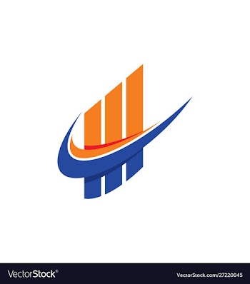 Financial accounting logo financial advisors logo vector image