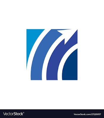 Financial accounting logo financial advisors logo vector image