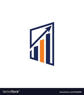 Financial accounting logo financial advisors logo vector image