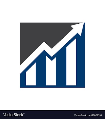 Financial accounting logo financial logo vector image