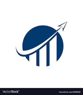 Financial accounting logo financial logo vector image