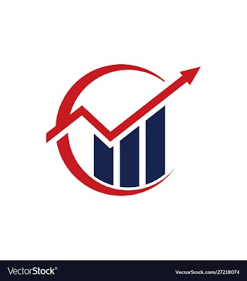 Financial accounting logo vector image