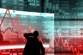 Financial crisis at the stock markets due to coivd-19 pandemic | Free  illustration - 2300832