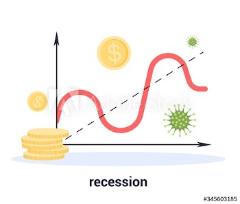Financial crisis concept