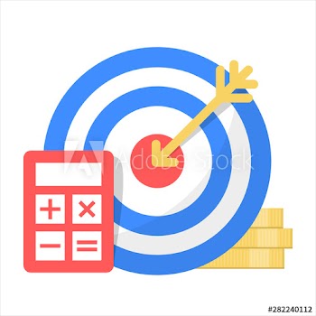 Financial goal concept