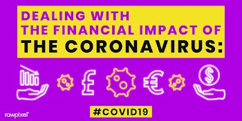 Financial impact of coronavirus template vector | Free  vector - 2300456