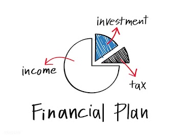 Financial plan pie chart illustration | Free stock vector - 472091
