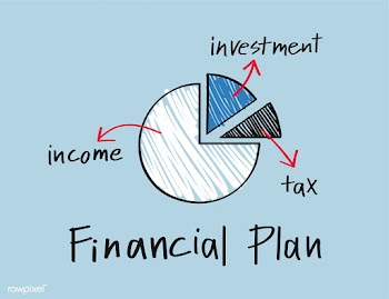 Financial plan pie chart illustration | Free stock vector - 472098