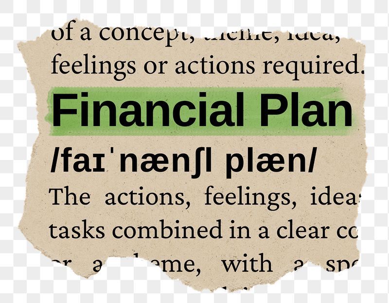 Financial plan png word sticker, | Free PNG - rawpixel