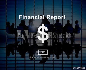 Financial Report Money Cash Dollar Sign Concept