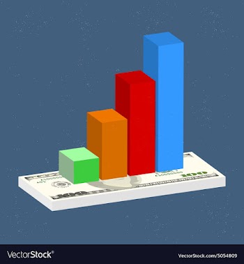 Financial vector image