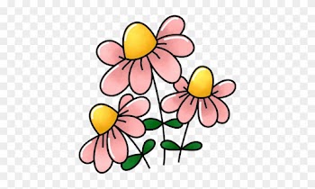 Find This Pin And More On Cutepics By Jijen - Pink And Yellow Flowers Tote Bag, Adult Unisex, Natural