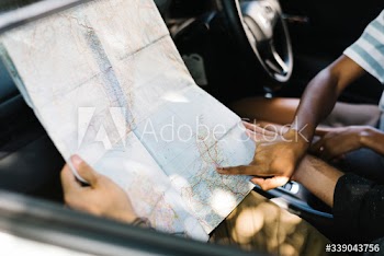 Finding a way via map