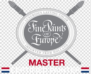 Fine Paints of Europe House painter and decorator Ceiling Paint sheen, Watercolor title transparent background PNG clipart