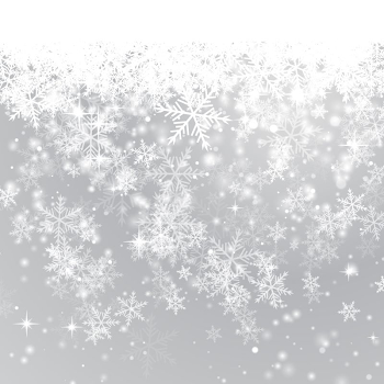 Fine Winter Snowflake Background Vector Material ...