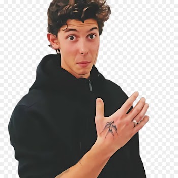 finger arm gesture neck hand