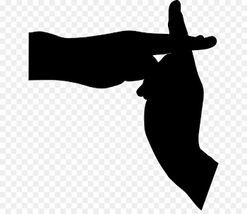 Finger Clip art Silhouette Line Shoulder -  