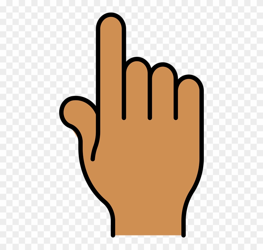 Finger Clipart Clicking - Pointing Finger Clip Art