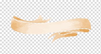 Finger Font, Yellow watercolor ribbons decorative patterns, brown abstract art transparent background PNG clipart