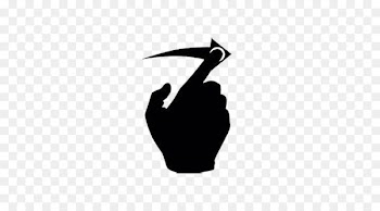 Finger Hand Icon - Touch right arrow design 