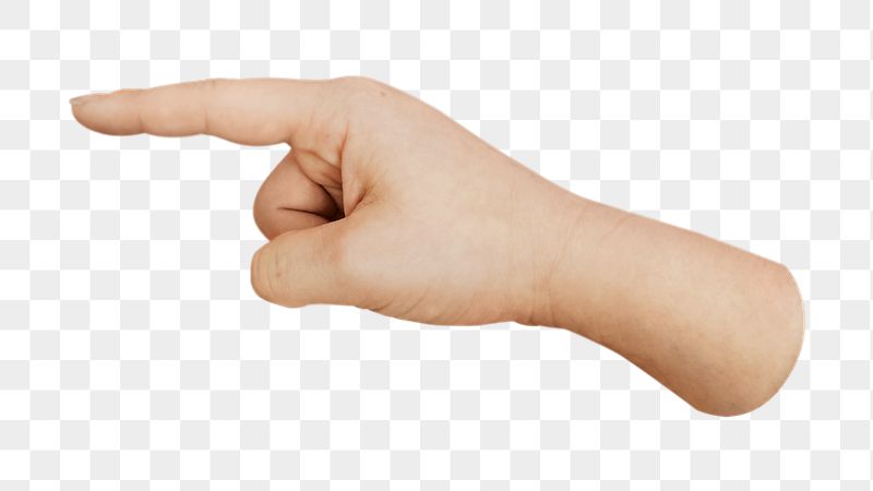 Finger pointing png sticker, transparent | Free PNG - rawpixel