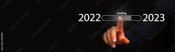 Finger pointing to loading to complete the year