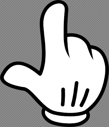 Fingerpoint Mickey's Hand transparent PNG - StickPNG