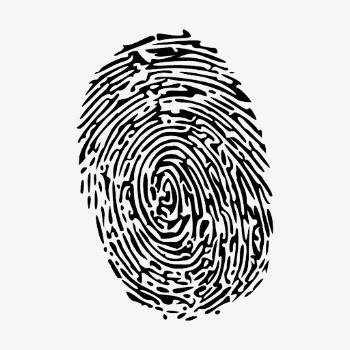 Fingerprint clipart, illustration vector. Free | Free Vector - rawpixel