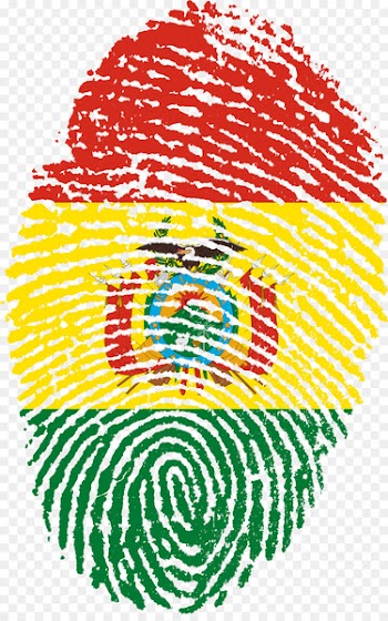 Fingerprint Flag of Brazil Flag of Bolivia - finger print 