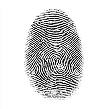 Fingerprint Pattern Isolated on White Background Fingerprint Pattern Isolated on White Background