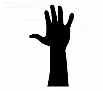 Fingers Clipart Hand Symbol - Clip Art Raised Hand Clipart ...