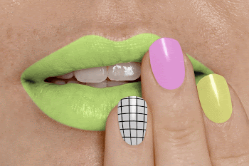 Fingers touching funky green lips | Free Photo - rawpixel