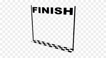 Finish Line Clipart Transparent Background - Finish Line Clipart Banner