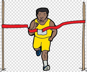 Finish Line, Inc. illustration , Player who arrives at the finish line transparent background PNG clipart