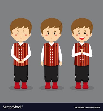 finland character with various expression