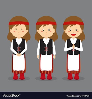 finland character with various expression