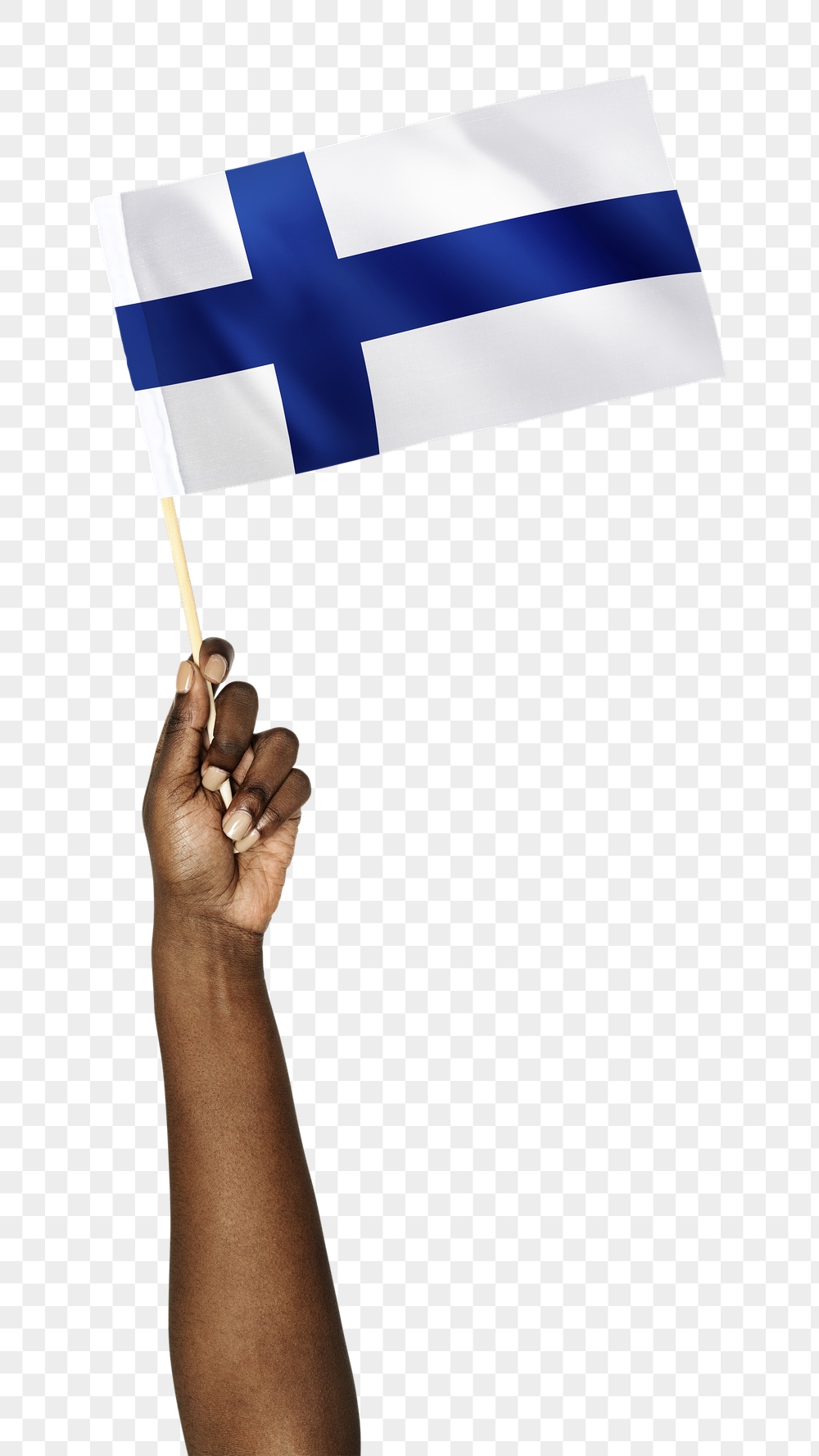 Finland's flag png in black | Free PNG - rawpixel