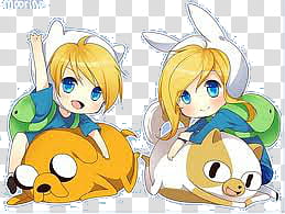 Fionna y Finn anime transparent background PNG clipart