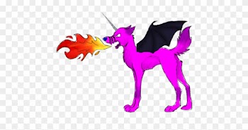 Fire Breathing Wolf Pose By Motzii-d4kmrzf Colored - Cartoon