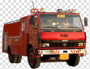 Fire Brigade Truck PNG Image Transparent