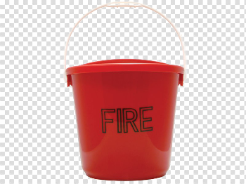 Fire Bucket Transparent Background PNG